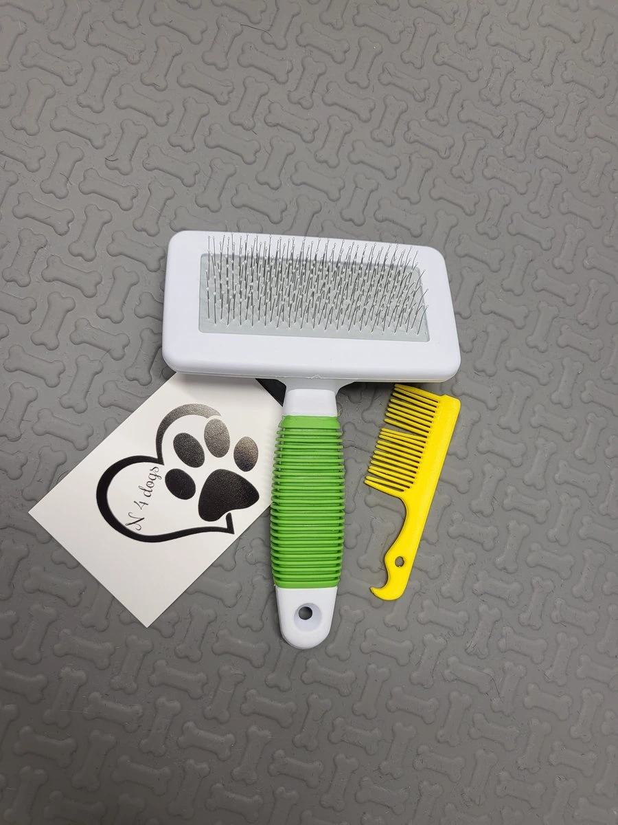 N4dogs – Hondenborstel – Slicker Brush – Honden Borstel Universeel – Kattenborstel – Reinigende Borstel 3 N4dogs – Hondenborstel – Slicker Brush – Honden Borstel Universeel – Kattenborstel – Reinigende Borstel