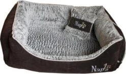 Nap’z Divan Hondenmand Met Kussen Bruin 100x80x25 Cm