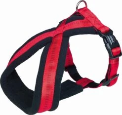 Nobby Hondentuig Comfort Soft Grip Rood – Xs/s – Buikomvang 30-40 Cm – Breedte 15/30 Mm