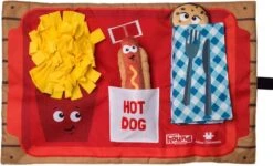 Outward Hound Snuffelmat – Fast Food Fun – Hondenpuzzel Ontwikkeld Door Nina Ottosson – Voor Mentale En Fysieke Uitdaging Bij Honden