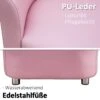 PawHut Luxe Hondenbank Hondensofa Kunstleer Kattenbank Hondenmand Huisdier Roze D04-014 -Hondenbenodigdhedenwinkel PawHut Luxe hondenbank hondensofa kunstleer kattenbank hondenmand huisdier roze D04 014 1