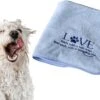 Pepets© – Hondenhanddoek – Honden Handdoek – Microvezel Handdoek – Handdoek Hond – Hondendeken – Droogdoek Hond – Dierendeken – Absorberend – 100*50CM – Pastelblauw – GRATIS Zonnebril -Hondenbenodigdhedenwinkel Pepets© Hondenhanddoek Honden Handdoek Microvezel Handdoek Handdoek Hond Hondendeken Droogdoek Hond Dierendeken Absorberend 10050C 1