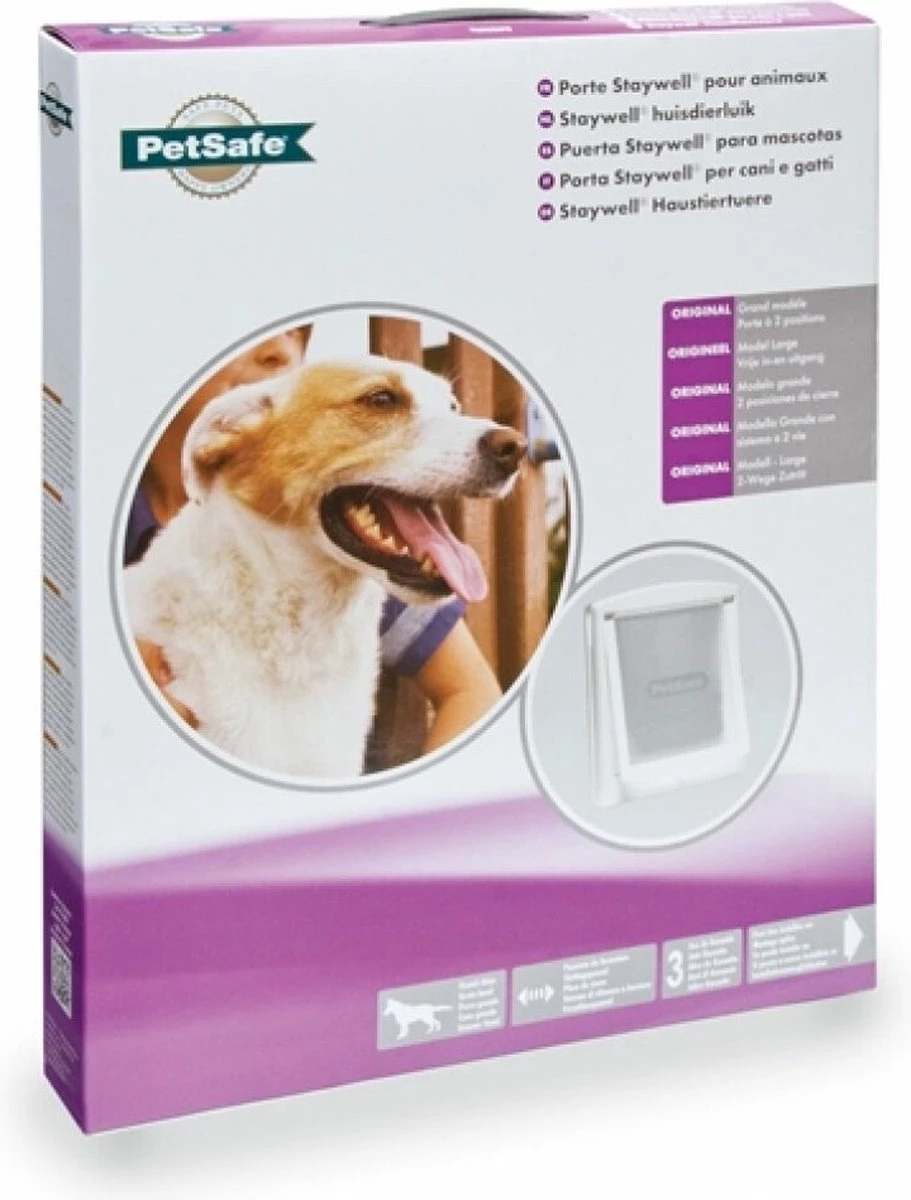 Petsafe 760 Hondenluik – L – Wit – 37 X 31,4 Cm 3 Petsafe 760 Hondenluik – L – Wit – 37 X 31,4 Cm