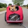 Petsafe Happy Ride Aluminium Hondenfietskar Medium Rood – Hond