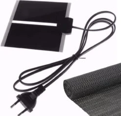 Professionele Warmtemat Voor Huisdieren Met Anti-slip Matje – 14 X 15 Cm – 5 Watt – | Terraria Verwarming | Hondenmand Verwarming | Kippenhok Verwarming | 14x15cm | Mét Thermostaat!
