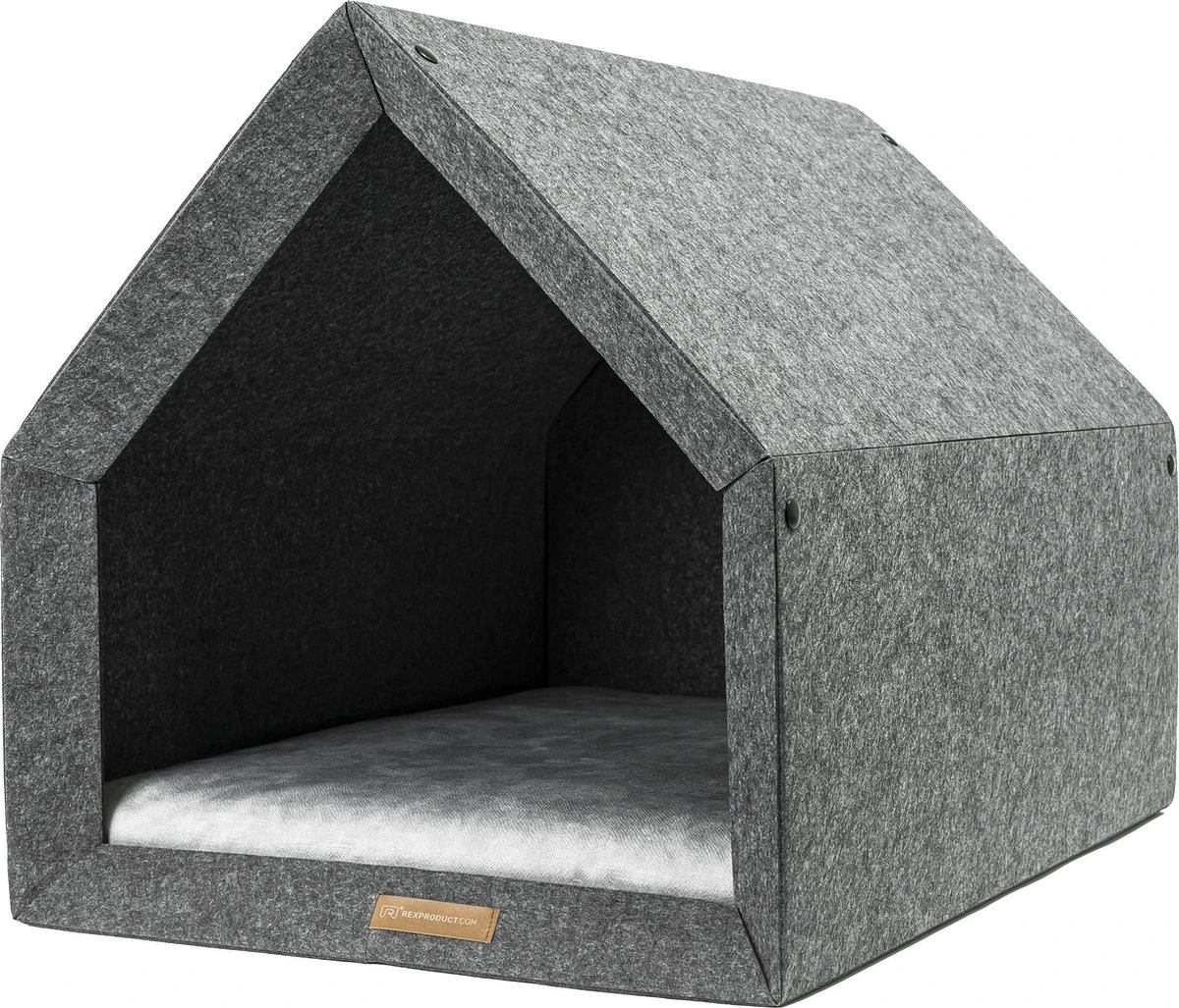 Rexproduct Hondenhuis – Hondenhuisjes Voor Binnen – Hondenkussen Inbegrepen – Hondenhok – Hondenmand – Gerecycled PETflessen – PETHome 3 Rexproduct Hondenhuis – Hondenhuisjes Voor Binnen – Hondenkussen Inbegrepen – Hondenhok – Hondenmand – Gerecycled PETflessen – PETHome