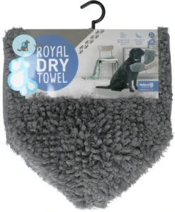 Royal Dry Towel Hondenhanddoek – Super Absorberend – Handig Voor Onderweg – 35×81 Cm – Microfiber Chenille – Geschikt Voor Honden En Overige Huisdieren