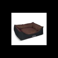Scruffs Expedition Box Bed – Hondenmand Water- En Vuilafstotend In Grijs En Bruin – In S/M/L/XL – Kleur: Chocolade, Maat: Large