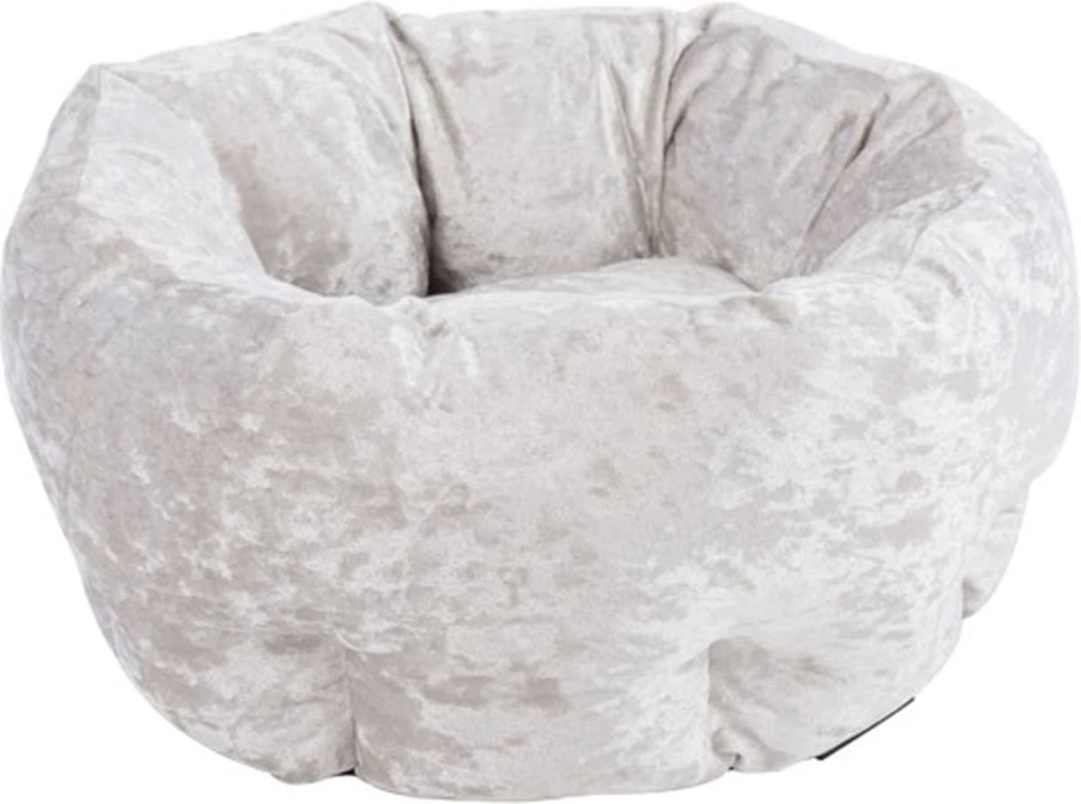 Scruffs Velvet Donut Bed – Stijlvolle Katten- En Hondenmand Van Fluweel – In 4 Kleuren – Zilver 3 Scruffs Velvet Donut Bed – Stijlvolle Katten- En Hondenmand Van Fluweel – In 4 Kleuren – Zilver
