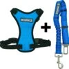Sharon B – Autoharnas – Hondengordel – Blauw – Maat XS – Autogordel Met Hondentuigje – Voor Kleine Honden – Veilig Onderweg