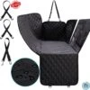 Thuys Hondendeken Auto Achterbank – Stoelbeschermer – Incl. Autogordel – Waterdichte Hondendeken – Hondenaccessoires – Hangmat – Zwart – 152x143cm -Hondenbenodigdhedenwinkel Thuys Hondendeken Auto Achterbank Stoelbeschermer Incl. Autogordel Waterdichte hondendeken Hondenaccessoires Hangmat Zwart 152x143cm