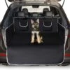 Toozey Hondendeken – Auto Beschermdeken Achterbank – Kofferbak Met Transportzakken – Hond Bescherming – Autostoel Tegen Vervuiling – Hondenkleed Zacht Antislip Waterdicht Wasbaar – Zwart