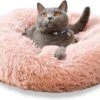 Topmast Fluffy Donut – Dierenmand – Donut Hondenmand – Roze – 80 Cm