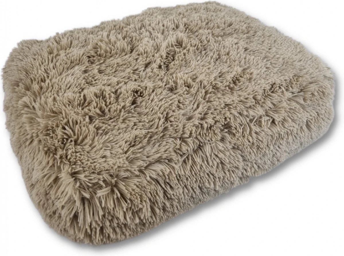 Topmast Fluffy Lounge Serie – Hondenkussen – Taupe – 56 X 40 X 13 Cm – Hondenmand – Dierenkussen – Kattenkussen – Kattenmand 3 Topmast Fluffy Lounge Serie – Hondenkussen – Taupe – 56 X 40 X 13 Cm – Hondenmand – Dierenkussen – Kattenkussen – Kattenmand