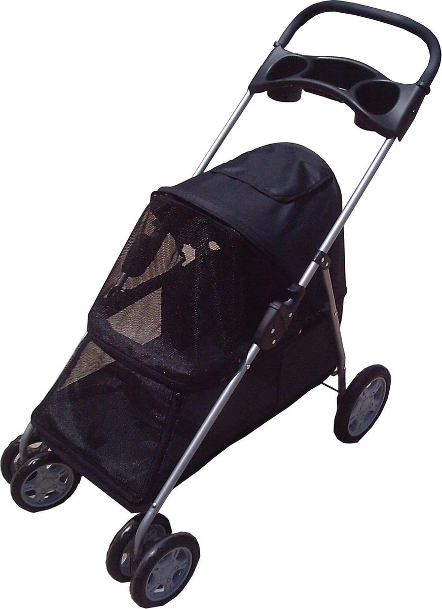 Topmast Hondenbuggy Honden Buggie 4 Wielen Zwart 94 X 46 X 91,5 Cm 3 Topmast Hondenbuggy Honden Buggie 4 Wielen Zwart 94 X 46 X 91,5 Cm