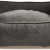 Topmast Hondenmand Hondenkussen Soft Velours – 75 X 58 Cm – Grijs