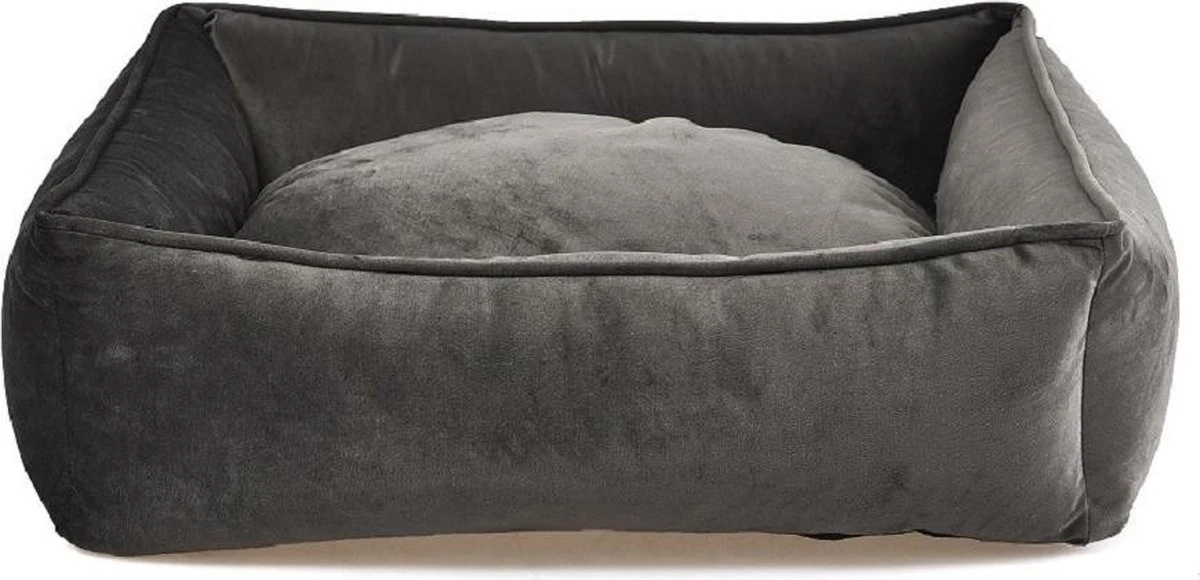 Topmast Hondenmand Hondenkussen Soft Velours – 75 X 58 Cm – Grijs 3 Topmast Hondenmand Hondenkussen Soft Velours – 75 X 58 Cm – Grijs