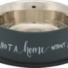 Trixie Voerbak Hond Rvs Gepoedercoat Grijs 1 Trixie Voerbak Hond Rvs Gepoedercoat Grijs -Hondenbenodigdhedenwinkel Trixie voerbak hond rvs gepoedercoat grijs