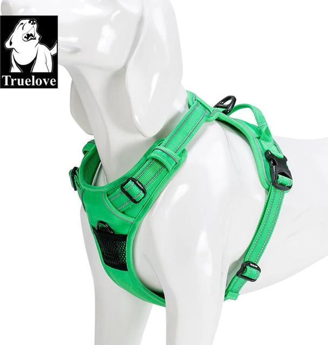 Truelove Hondenharnas Country S 43-56cm Groen 3 Truelove Hondenharnas Country S 43-56cm Groen