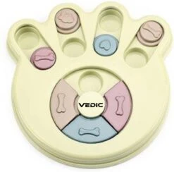 VEDIC® – Hondenpuzzel Hondenpoot Groen – Hondenspeelgoed – Verschuifbare Verstopplekken – 23x23cm