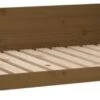 VidaXL Hondenmand 105.5×75.5×28 Cm Massief Grenenhout Honingbruin -Hondenbenodigdhedenwinkel vidaXL Hondenmand 105.5x75.5x28 cm massief grenenhout honingbruin 2