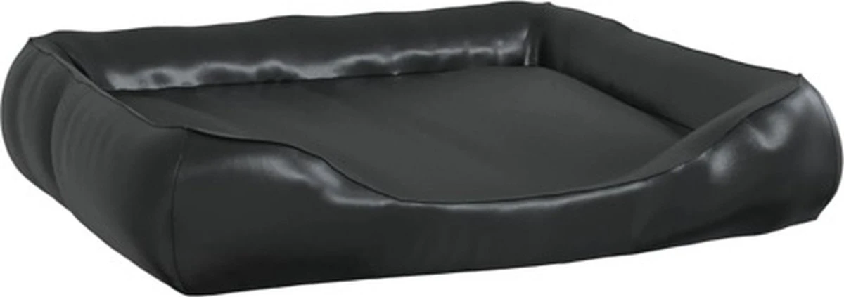 VidaXL Hondenmand 120x100x27 Cm Kunstleer Zwart 3 VidaXL Hondenmand 120x100x27 Cm Kunstleer Zwart